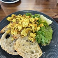 Scrambled tofu  at Vitality Kitchen in Tauranga