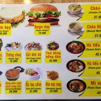 Menu at Healthy Farm - XVNT Binh Thanh District in Ho Chi Minh City