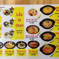 Menu at Healthy Farm - XVNT Binh Thanh District in Ho Chi Minh City