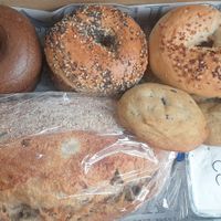 Delivery-bagels, cookies and sourdough bread at 5 & Dime Bagel Co. in Melbourne