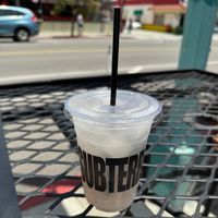 lavender lemonade   at Subterranean Coffee Boutique in San Diego