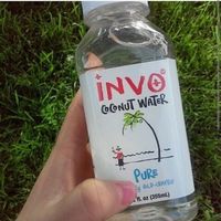 Coconut water sold at Auraganic. It's the right beverage when eating the raw vegan pizza slice! at Auraganic in Chino