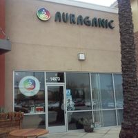 Auraganic is next a yoga studio and near a McDonald's  at Auraganic in Chino
