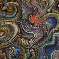 Artwork inside at Hunter's Brewing in Chesterton