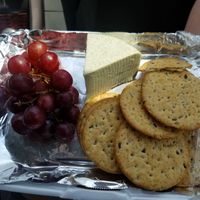 Cheese plate at Hunter's Brewing in Chesterton