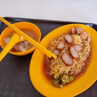 Wan ton mee (i asked for no vegetable) at Shang De Vegetarian in Central Singapore