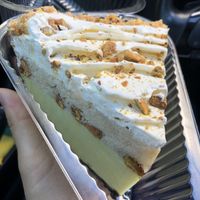 Pistachio Baklava Softserve Pie (Vegan)  at Magpies Softserve in Los Angeles