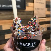 Vegan soft serve  at Magpies Softserve in Los Angeles