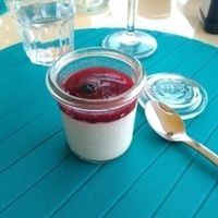 Vegan panacotta at Casa KaRa in Dolceacqua