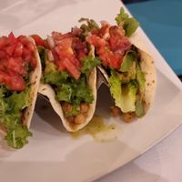 The vegan tacos at Castaways Bar & Grill in Bridgetown
