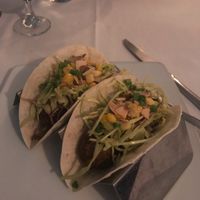 Vegan tacos at Castaways Bar & Grill in Bridgetown