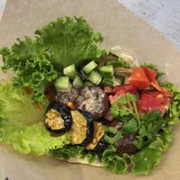 Falafel sandwich  at Brown Sugar 1st - Pop-Up in Tokyo