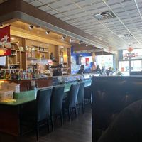 The sushi bar  at Sushi Express in West Haven