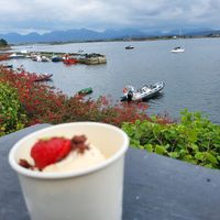 They do vegan ice cream which you can take away at O Dowds Cafe in Roundstone
