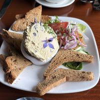 Seaweed hummus with vegan breaf   at O Dowds Cafe in Roundstone