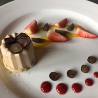vegan cheesecake at Pearla na Mara in Galway