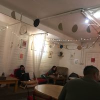 Inside the secret garden cafe  at The Secret Garden in Galway