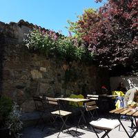 Outside area at The Secret Garden in Galway