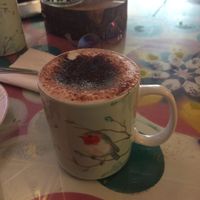 Vegan hot chocolate at The Secret Garden in Galway