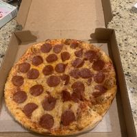 Beyond vegan pepperoni   at Veggie Crust in Somerville