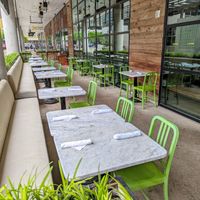 Plenty of outside dining. at True Food Kitchen - W Ave in Austin