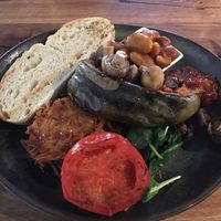 Vegan big breakfast at Metro Bakery and Cafe in Mount Gambier