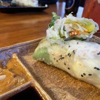 Vegane Sommerrolle mit Ananas und Tofu  at 36 Pho Co in Weimar