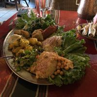 Vegetarian platter for 2! Amazing!  at Ranoush in St Louis