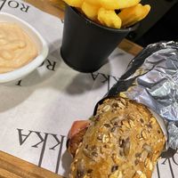 Halloumi sandwichh  at Rokka in Antalya