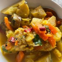 Mixed vegetable curry at Silver Spoon Kabobs in Gaithersburg