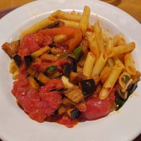 Penne Melanzane at Spaghetto in Ubatuba
