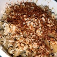 Mac and cheese (a MUST have)  at Lagusta's Luscious Cafe in New Paltz