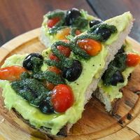 Avocado bread.  at Bubba's - Ban Tai in Koh Phangan