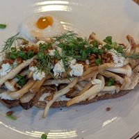 Mushroom toast at Bubba's - Ban Tai in Koh Phangan