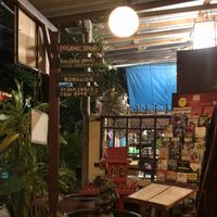 Restaurant entrance   at Bodhi Tree Cafe in Chiang Mai