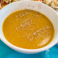 Pumpkin Soup at Bodhi Tree Cafe in Chiang Mai