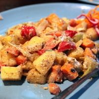 Potato salad.  at Bodhi Tree Cafe in Chiang Mai