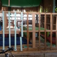 gazebo area at Bodhi Tree Cafe in Chiang Mai
