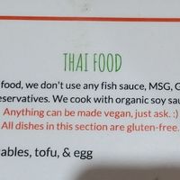 Everything possible in vegan! at Bodhi Tree Cafe in Chiang Mai