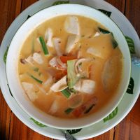 vegan Red curry  at Bodhi Tree Cafe in Chiang Mai