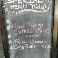 raw food at Bodhi Tree Cafe in Chiang Mai