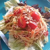Green Mango Salad at Bodhi Tree Cafe in Chiang Mai
