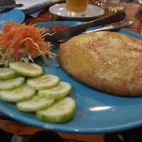Potato and Onion Tortilla (vegan on request) at Bodhi Tree Cafe in Chiang Mai