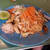 Vegan Pad Thai at Bodhi Tree Cafe in Chiang Mai