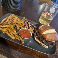 Jerk seitan burger   at The Angel Microbrewery in Nottingham