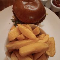 Bean burger #Veganuary at Robinson's Bistro in Belfast