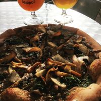 Pizza Nero, lager, slomo at Mediamatic ETEN in Amsterdam