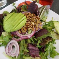 House salad with oil & vinegar at The Dillinger in Boulder City