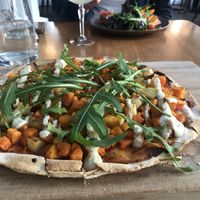 Pizza vegan  at Dux Dine in Christchurch