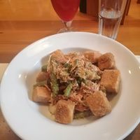 Gado Gado salad (crispy fried tofu, sweet and spicy peanut dressing) at Dux Dine in Christchurch